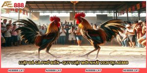 Luật Đá Gà Phổ Biến - Quy Luật Mới Nhất 2026 Tại AE888